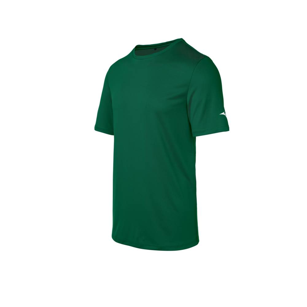 Camiseta Mizuno Mizuno - Homem - Verdes - QGEZI1837